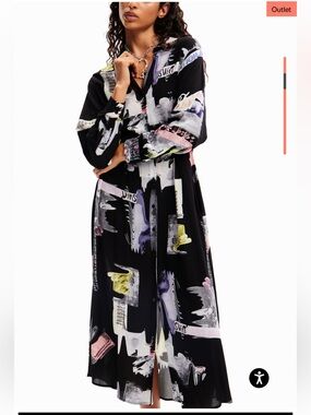 Desigual Midi Shirt Dress